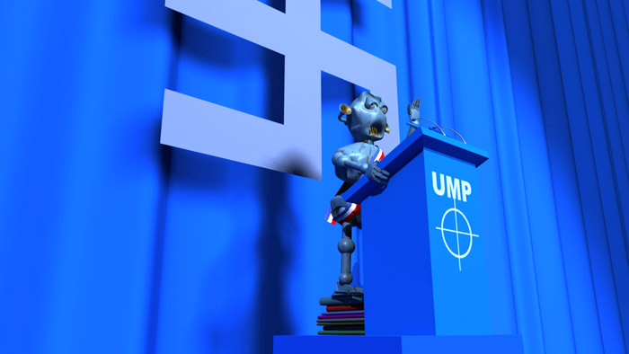 Le meeting UMP, discour rétrograde haineux